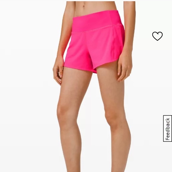 Gently used LULULEMON Speed Up Mid-Rise Lined Short 4” (6) - Picture 3 of 9